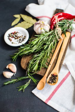 Sağlıklı yemek konsepti, stüdyo çekimi.