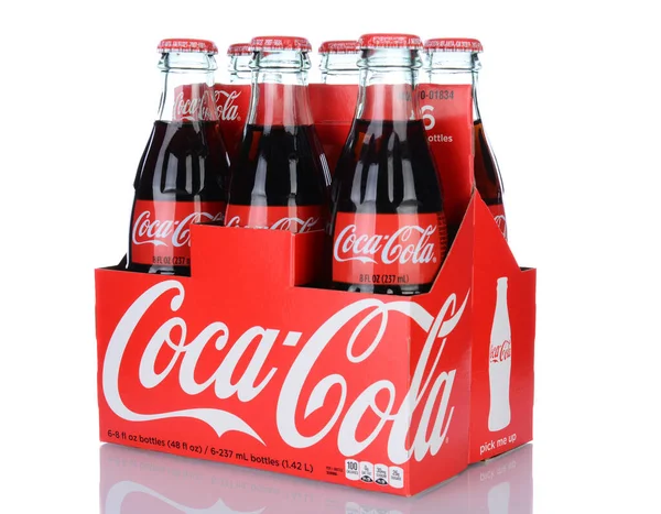 6Pk Coca Cola Bottles — ストック写真