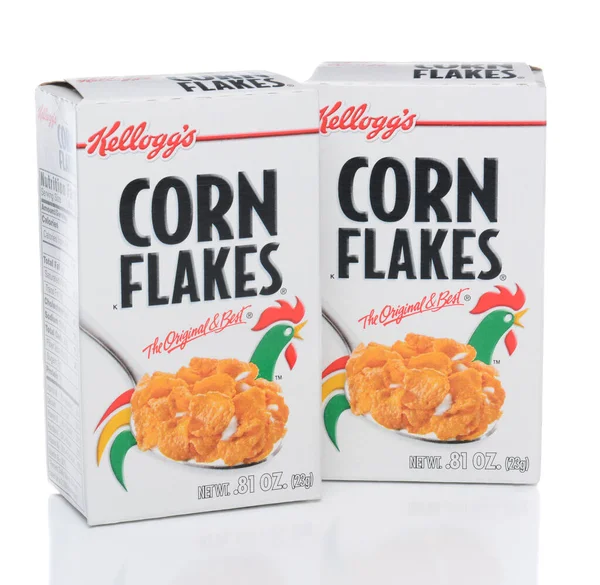 Kellogg Corn Flakes Close View — Stock Photo, Image