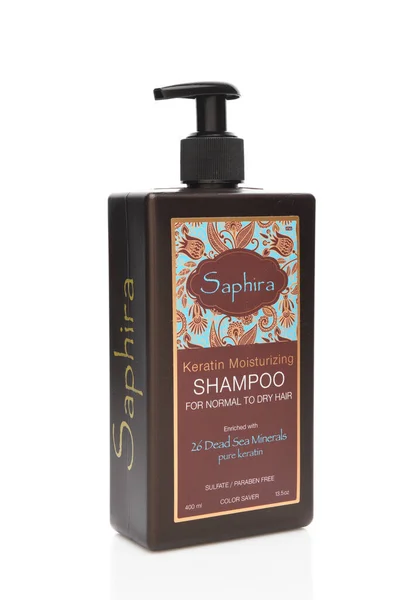 Irvine California August 2019 Bottle Saphira Keratin Moisturizing Shampoo —  Fotos de Stock