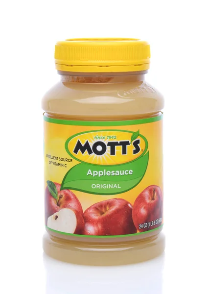 Motts Apple Sauce Närbild — Stockfoto