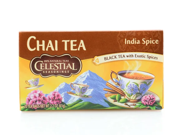 Niebiański Chai Tea Widok Bliska — Zdjęcie stockowe