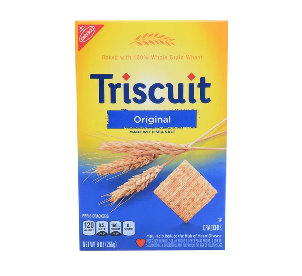 Crackers Triscuit Vista Cerca — Foto de Stock