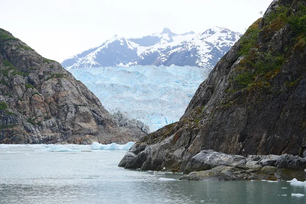 潮水冰川的景观 — 图库照片