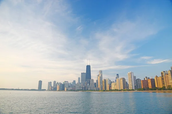 Budova Chicaga Výhled Město — Stock fotografie