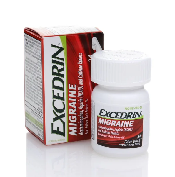 Excedrin Migraine Close Zicht — Stockfoto