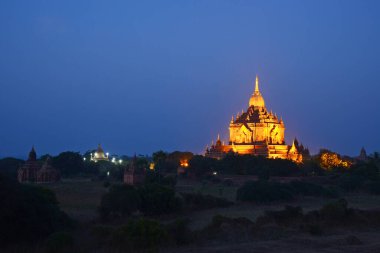 Bagan, gece, myanmar