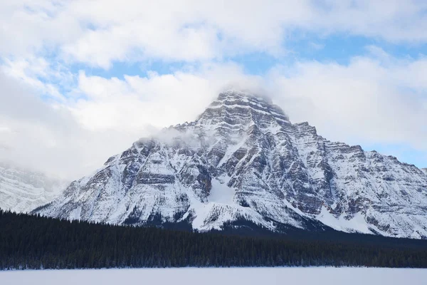 Kanada Góry Zimą — Zdjęcie stockowe