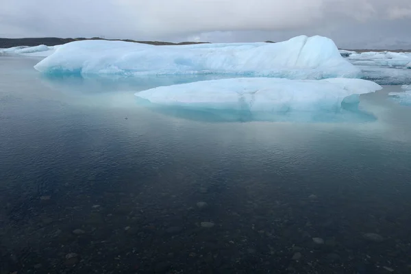 Ledovec Zimní Zasněžená Krajina — Stock fotografie