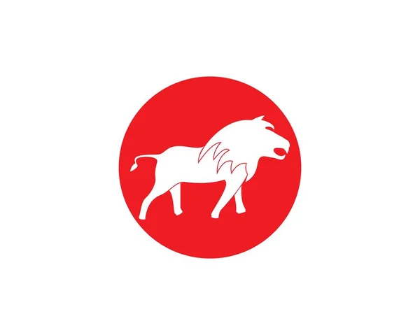 Logo Lva Bílém Pozadí — Stock fotografie