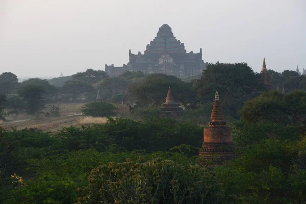 Paisaje Bagan Durante Mañana — Foto de Stock