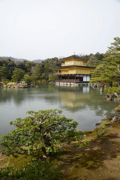 Kinkakuji Golden Pavillion Kyoto — Fotografia de Stock