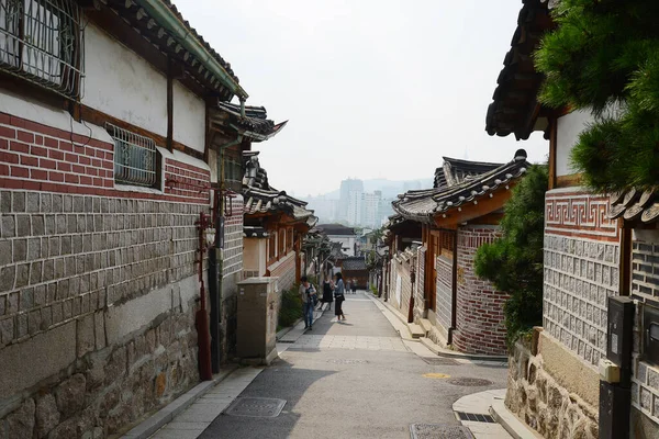 Κορεατική Παλιά Πόλη Ιστορικό Μέρος — Φωτογραφία Αρχείου