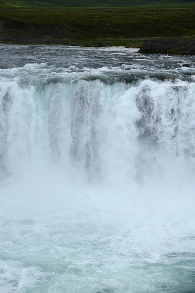 Godafoss Waterfall Iceland Summer — Foto Stock