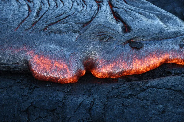 Volcanic Lava Surface Flow — Foto Stock