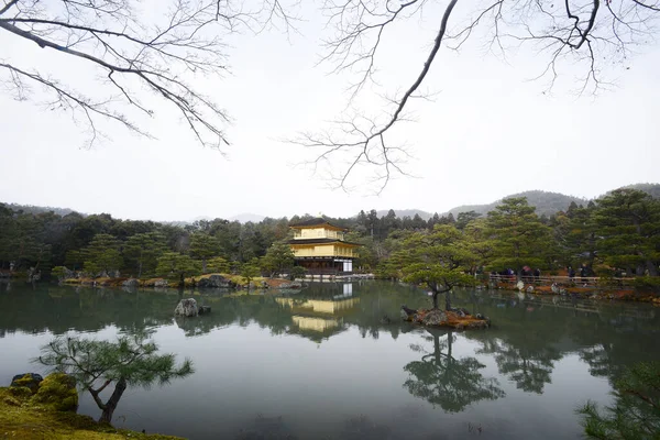 Kinkakuji Golden Pavillion Kyoto — Foto de Stock