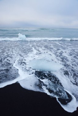 Jokulsarlon Sahili manzarası