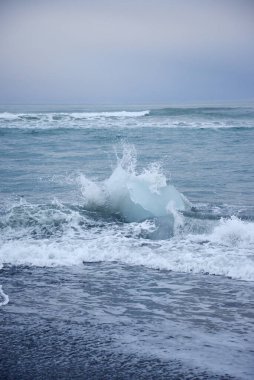 Jokulsarlon Sahili manzarası