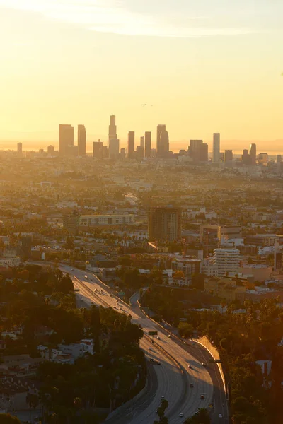 Letecký Pohled Los Angeles — Stock fotografie