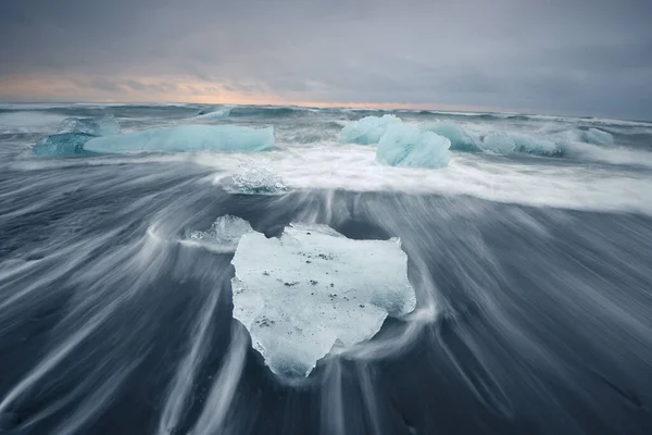 Krajina Ledovcové Pláži — Stock fotografie