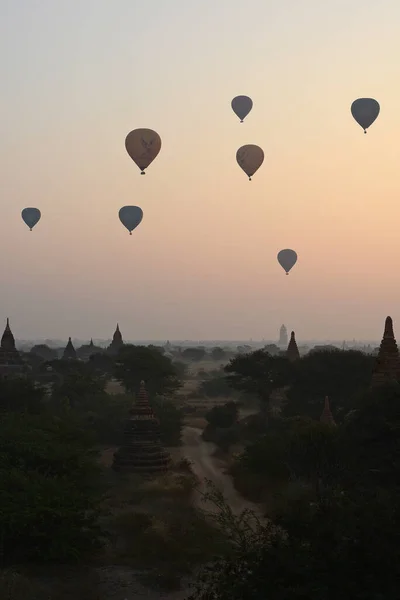 Bagan Landscape Early Morning — Stock Photo, Image
