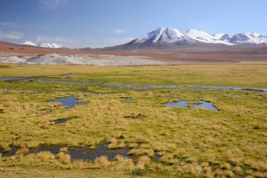 Güzel dağlık manzaranın manzaralı görüntüsü