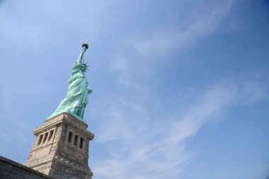 Ünlü Özgürlük Heykeli 'nin alt manzarası, ABD
