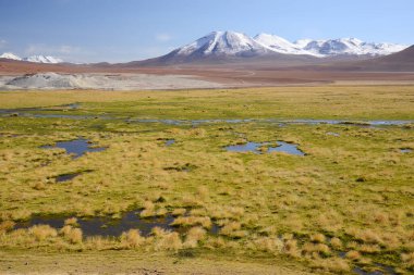 Güzel dağlık manzaranın manzaralı görüntüsü