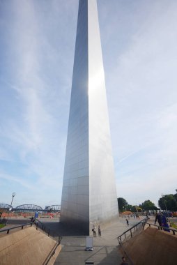 Güzel geçit kemerinin manzaralı çekimi, St. Louis, Missouri, ABD