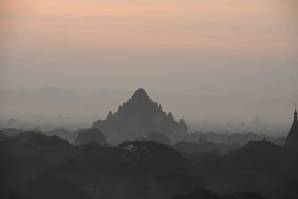 Bagan Landskap Tidig Morgon — Stockfoto