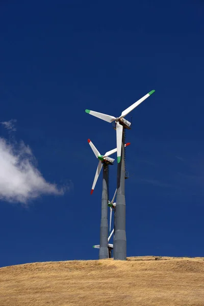 Koncepcja Energetyki Wiatrowej Energia Odnawialna — Zdjęcie stockowe