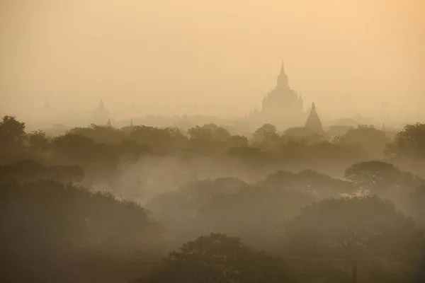 Баган Рассвете Мьянма — стоковое фото