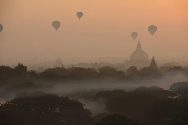 Воздушные Шары Багане Мьянма — стоковое фото