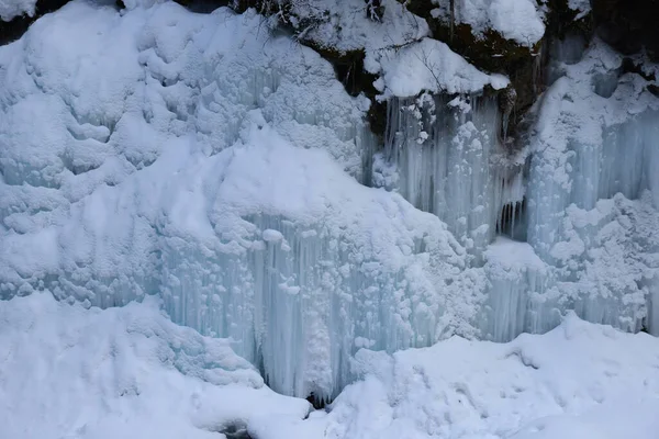 Eiszapfen Eiskristall Nahaufnahme — Stockfoto