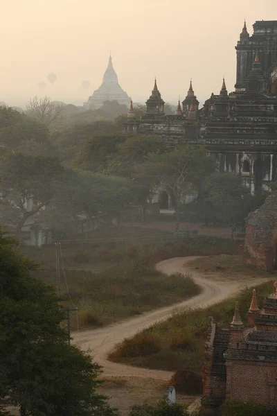Ландшафт Багана Ранним Утром — стоковое фото