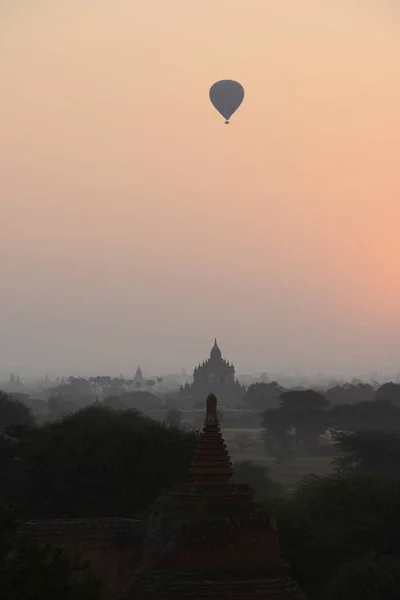 Bagan Krajobraz Godzinach Porannych — Zdjęcie stockowe
