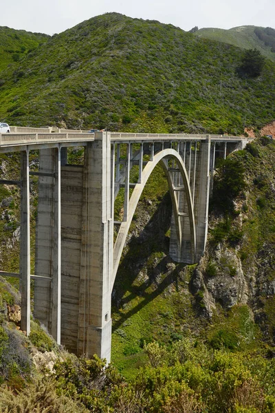 Bixby Creek Bridge Sulla Costa Del Big Sur California — Foto Stock