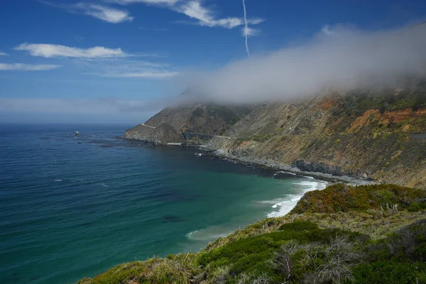 Scatto Panoramico Della Bellissima Costa Californiana Usa — Foto Stock