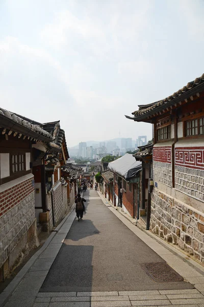 Κορεατική Παλιά Πόλη Ιστορικό Μέρος — Φωτογραφία Αρχείου
