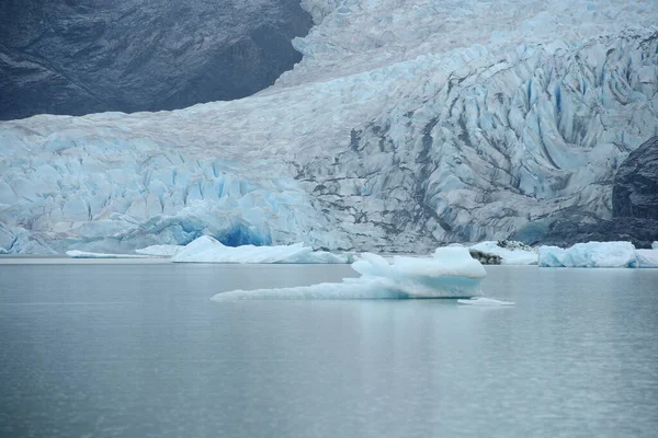 山の氷河の風景 — ストック写真
