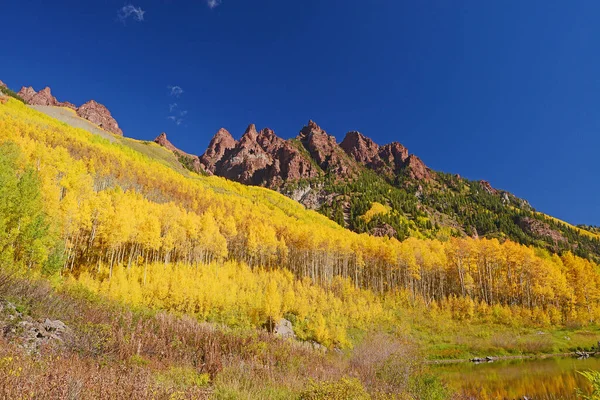 Scenery of mountains during autumn, Aspen, Colorado, USA.