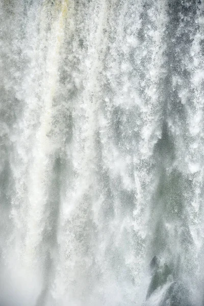 Pohled Zblízka Tok Vody Iguazu — Stock fotografie