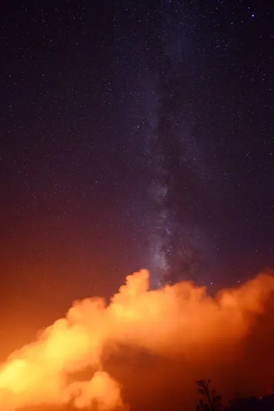 夏威夷火山的景观 — 图库照片