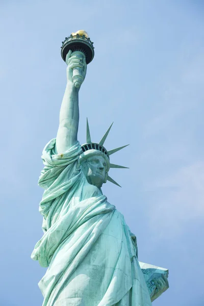 Vue Bas Célèbre Statue Liberté États Unis — Photo