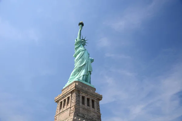 Vue Bas Célèbre Statue Liberté États Unis — Photo