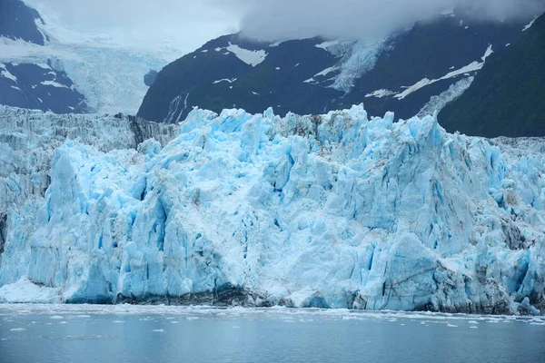 潮水冰川的景观 图库图片