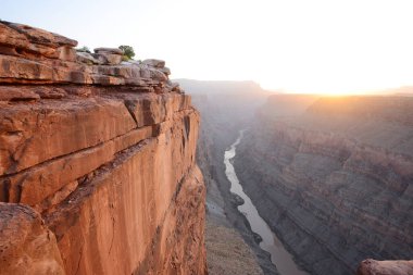 Toroweap Overlook, ABD 'nin Arizona eyaletindeki Büyük Kanyon Ulusal Parkı içindeki bakış açısı