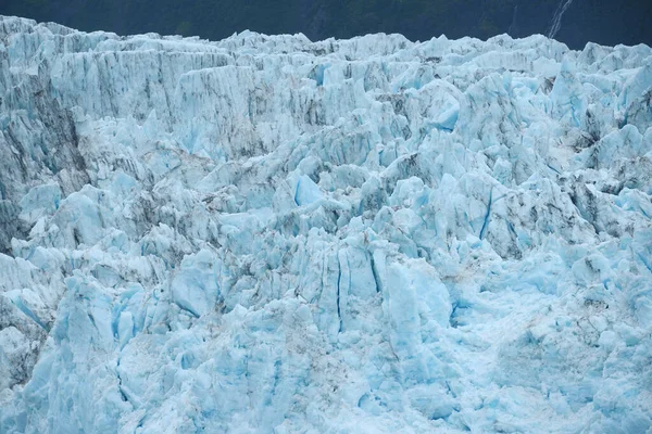 white melting Glacier. snow covered landscape