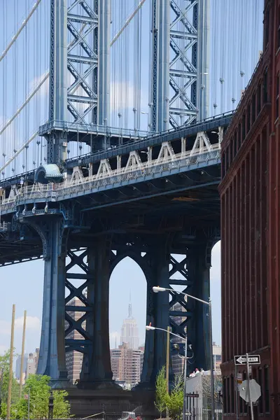 Vue Pont Manhattan New York — Photo
