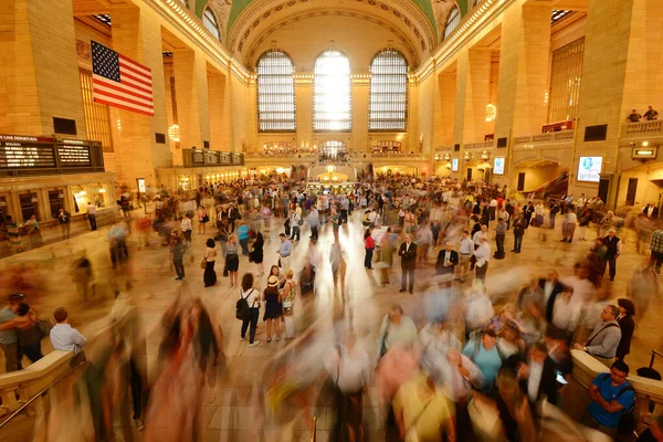 Människor Grand Central New York — Stockfoto